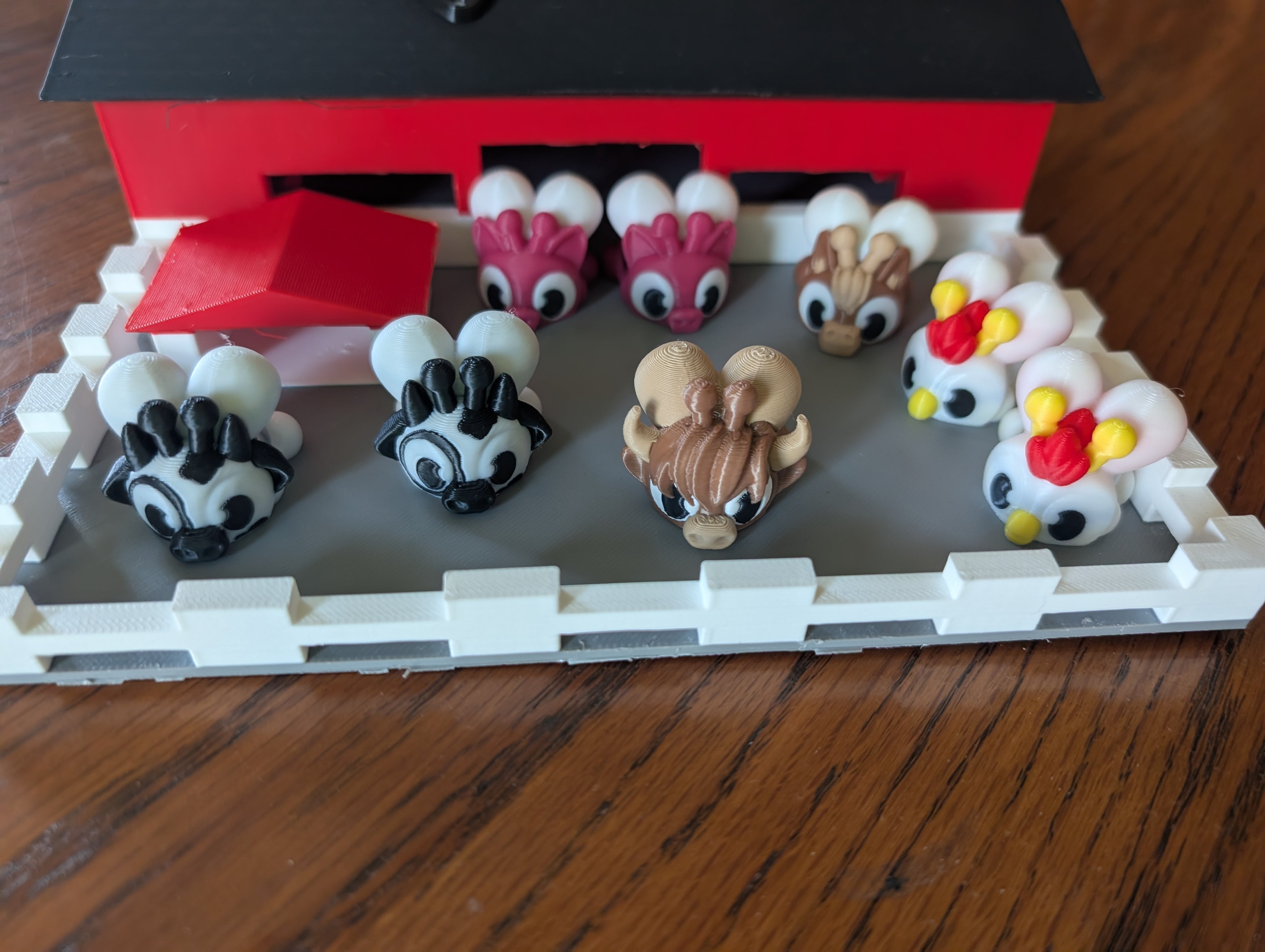 Barn yard coop and mini farm flies